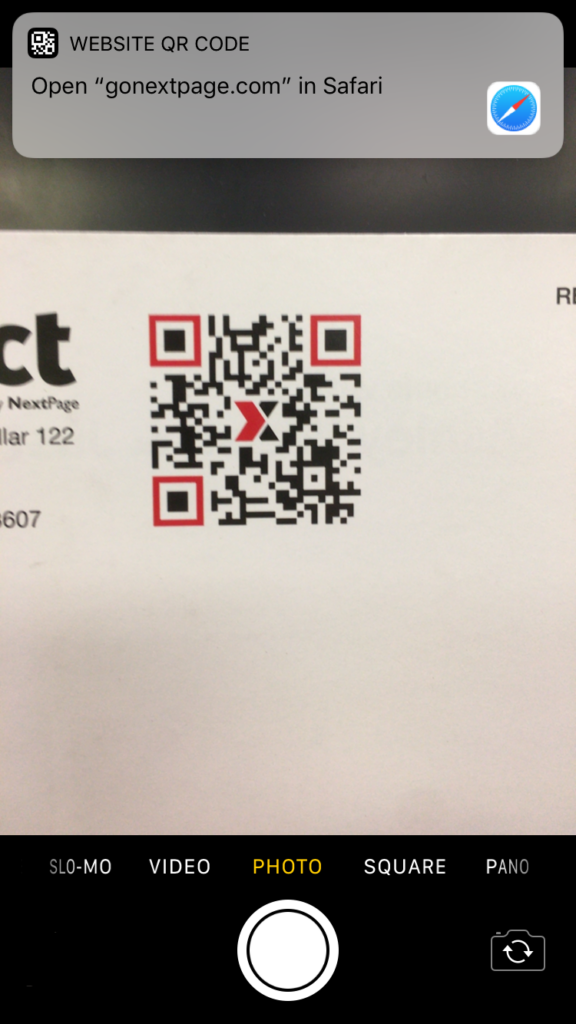 IPhone Update Scans QR Codes Without An App