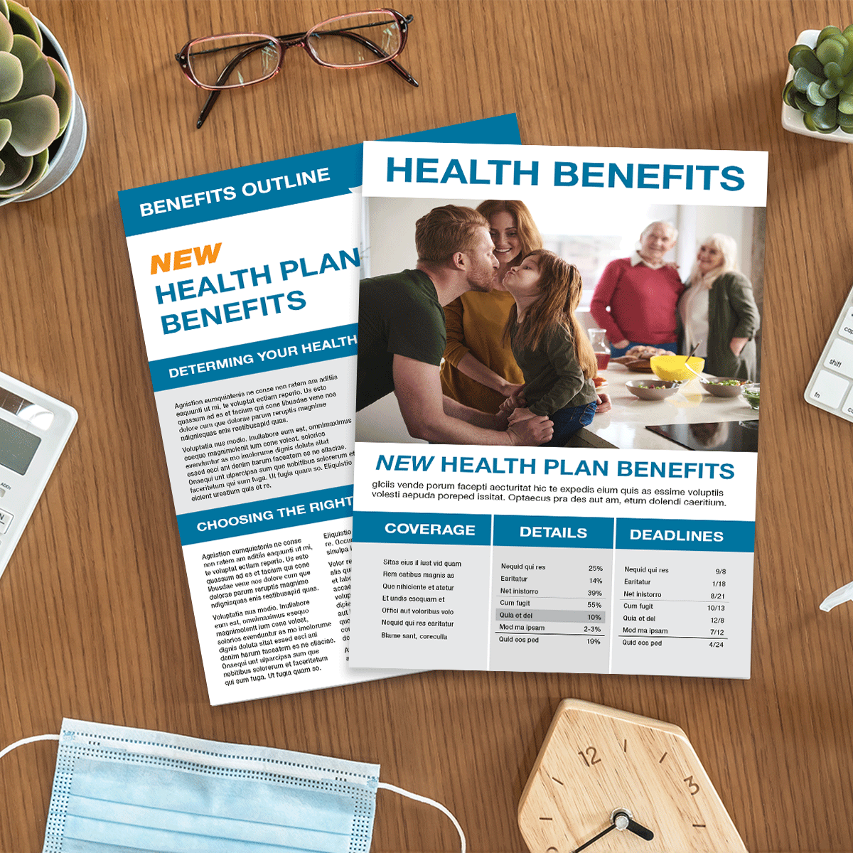 Direct mail educates members about new health plans