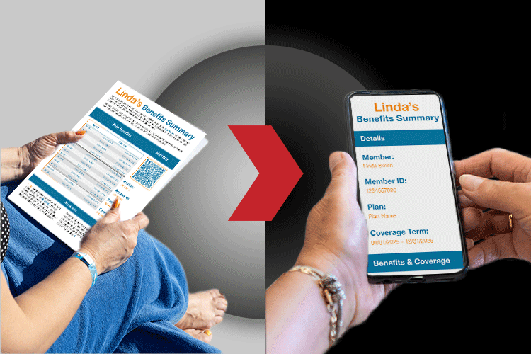 Print and digital work together for easy journey