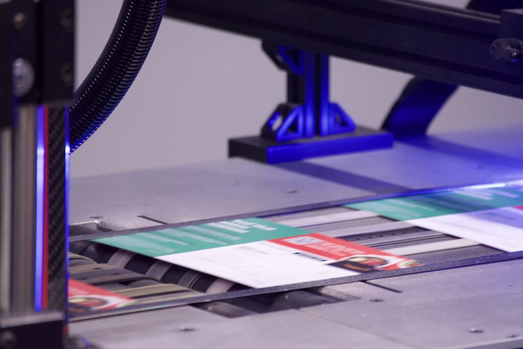 Direct mail automation printer