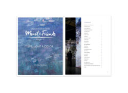 Monet & Friends commercial print event program
