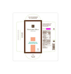 Chocolate Bar package with graphic design